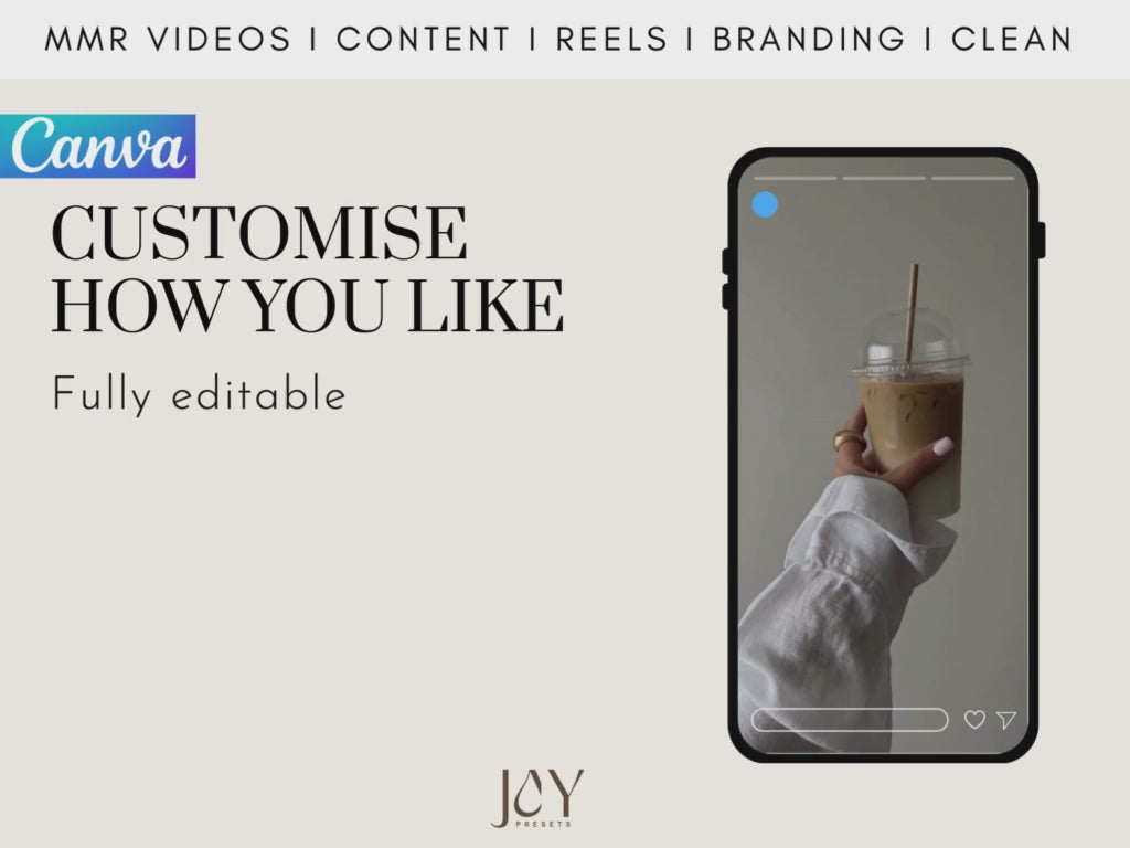 1100 Faceless Neutral Videos with Master Resell Rights | PLR MRR Canva
